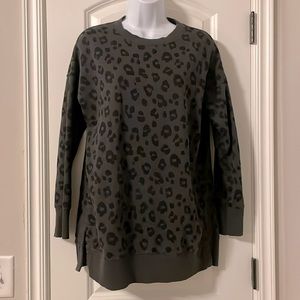 Long Cheetah Athleisure Sweatshirt